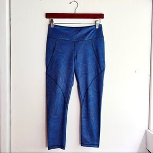 Patagonia Women’s Centered Tights Terrace Fields Bayou Blue